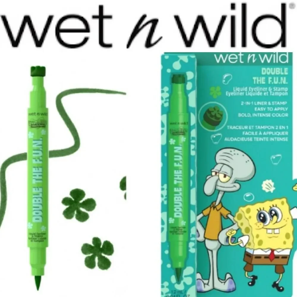 Wet-n-Wild X Spongebob Double The FUN Liquid Eyeliner & Stamp